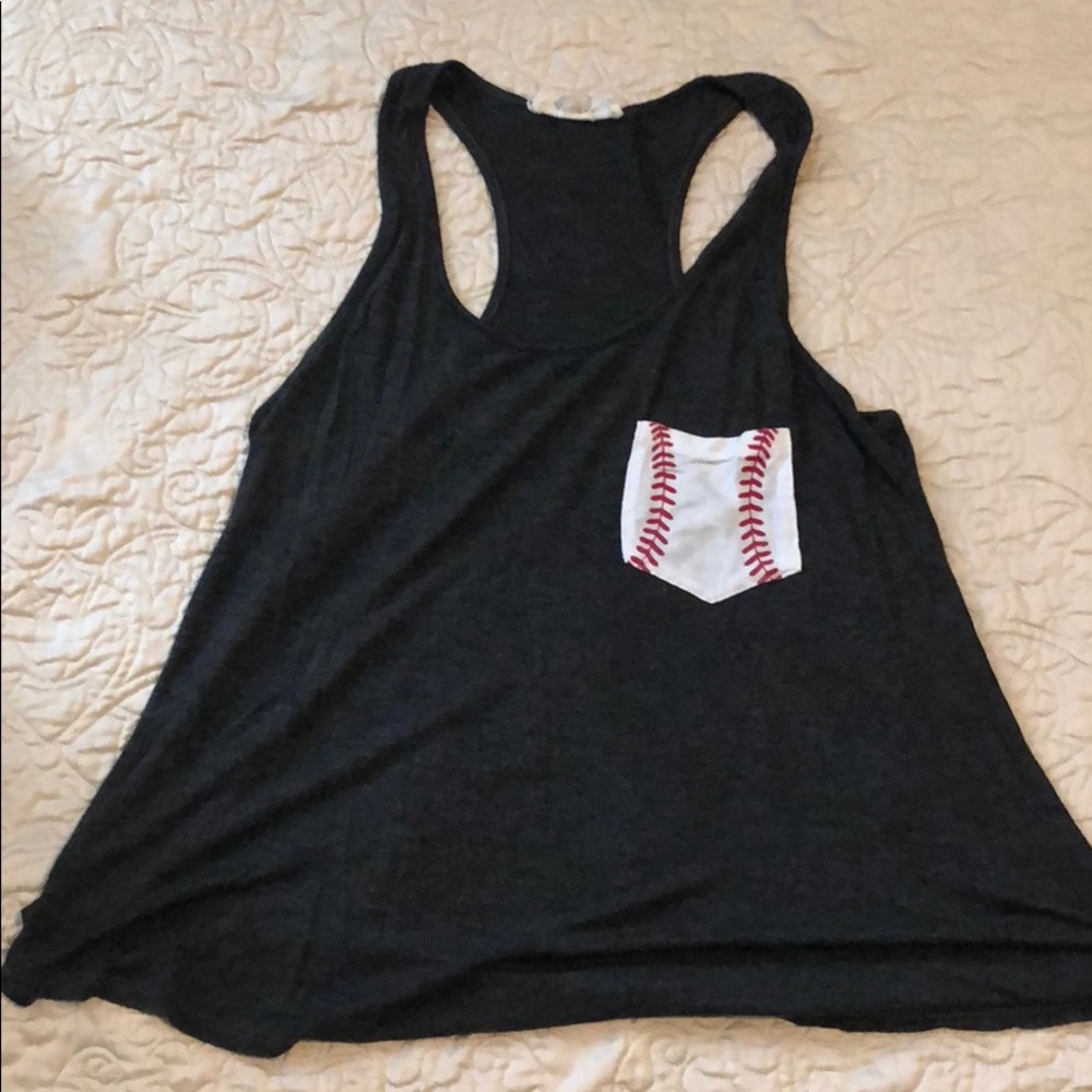 Baseball Pocket Tank Top